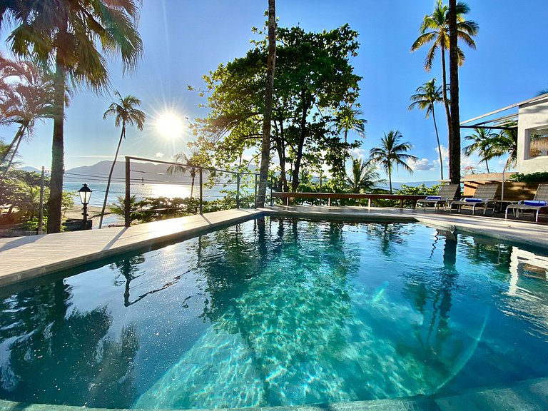 Beira-mar, piscina, linda vista - Siriúba Ilhabela