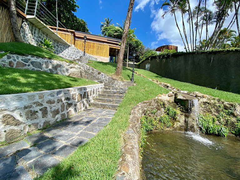 Beira-mar, piscina, linda vista - Siriúba Ilhabela