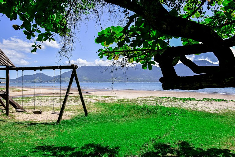 Beira-mar, piscina, linda vista - Siriúba Ilhabela