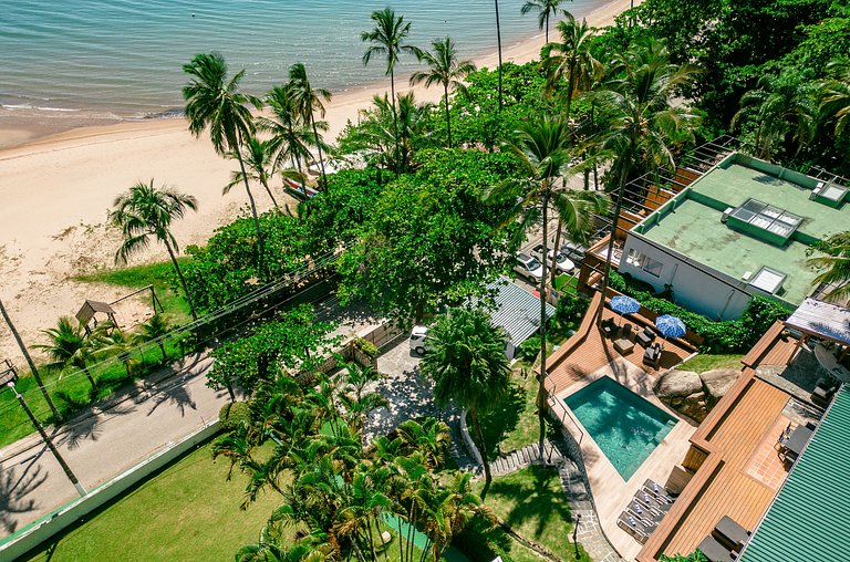 Beira-mar, piscina, linda vista - Siriúba Ilhabela