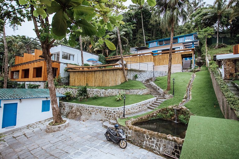 Beira-mar, piscina, linda vista - Siriúba Ilhabela