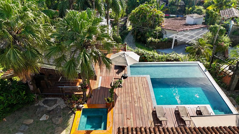 Casa a 200m da praia, SPA aquecido e piscina