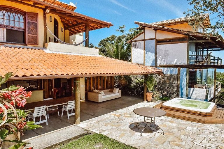 Casa aconchegante, linda e vista - Sul de Ilhabela