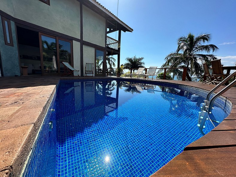 Casa Costeira de Luxo: Piscina aquecida, vista Mar