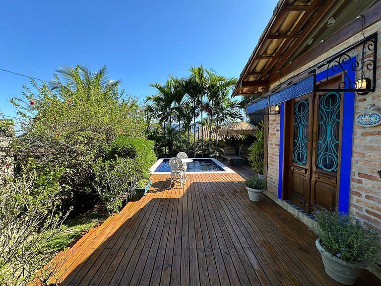 Casa encantadora na Praia da Feiticeira - Ilhabela