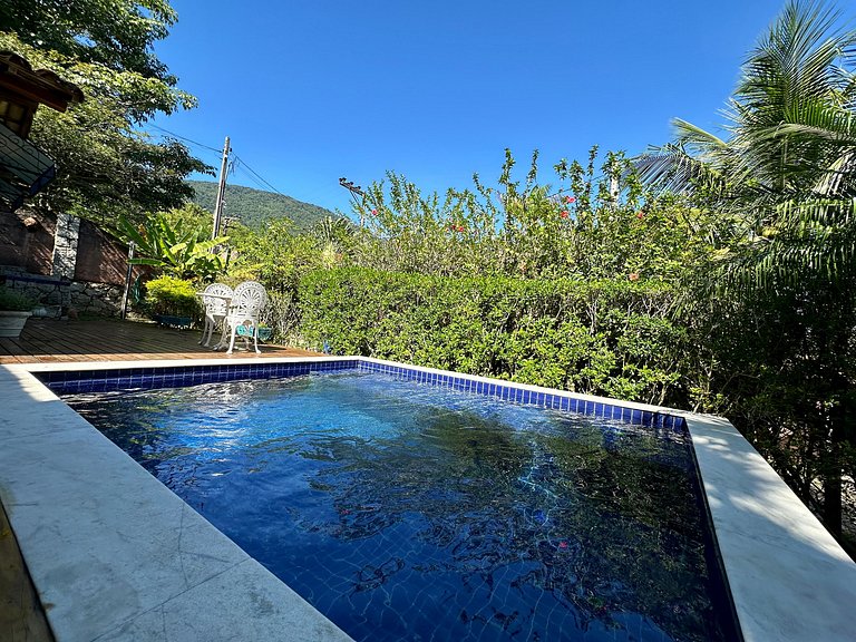 Casa encantadora na Praia da Feiticeira - Ilhabela