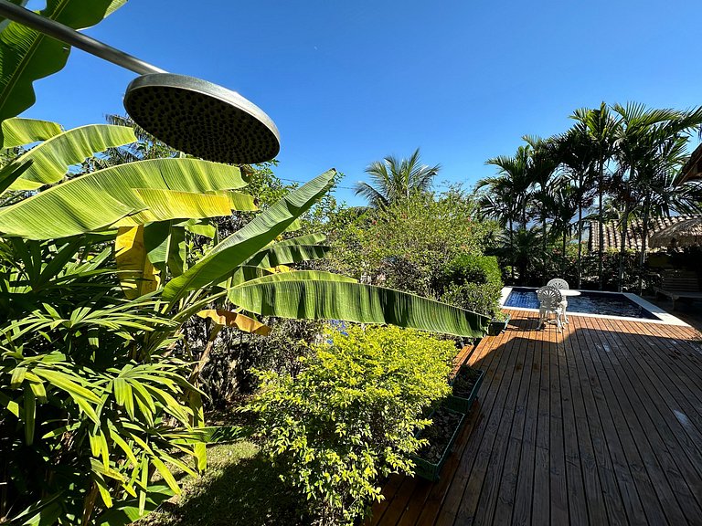 Casa encantadora na Praia da Feiticeira - Ilhabela