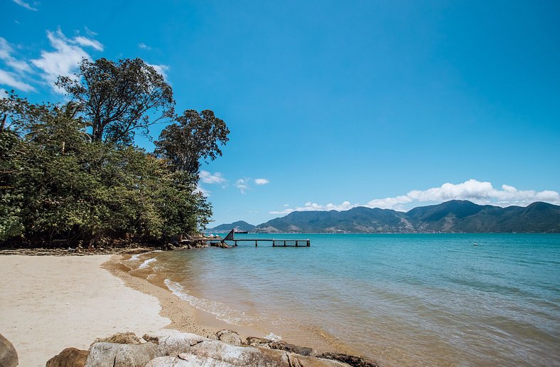 Casa pé na areia na exclusiva Praia do Arrozal