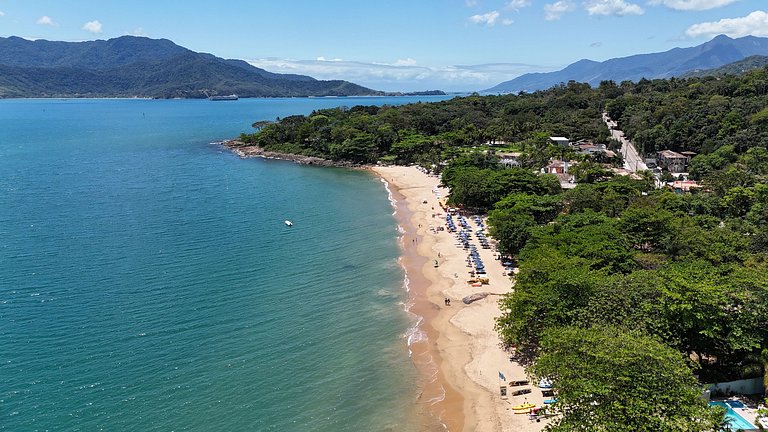 Casa pé na areia - Praia do Curral - Ilhabela