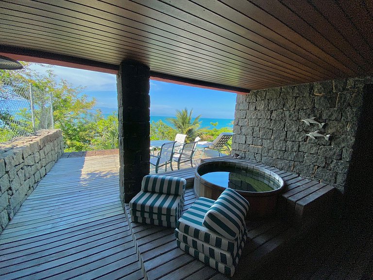 Costeira acesso ao mar, piscina e vista magnífica