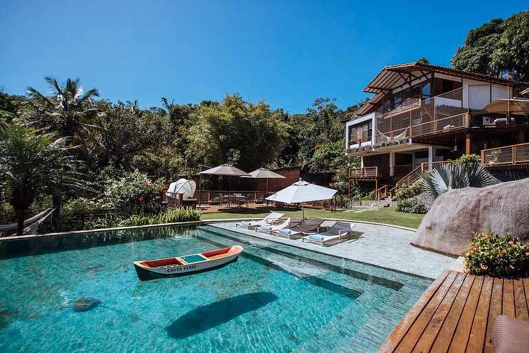 Piscina borda Infinita, vista magnífica para o mar