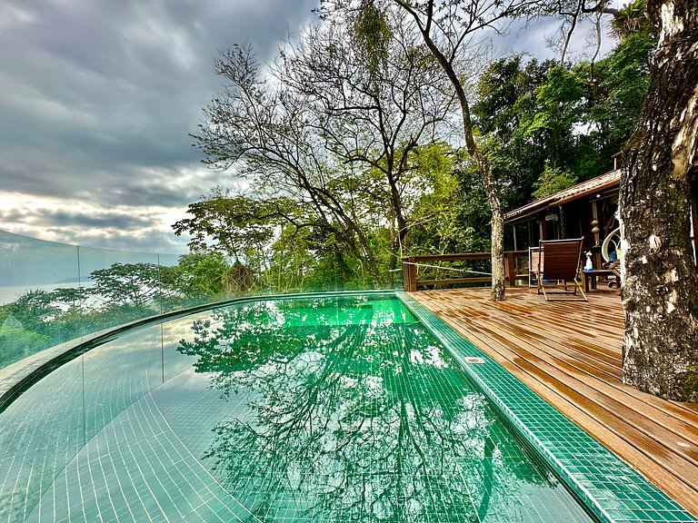 Piscina e vista para o mar - Praia do Curral