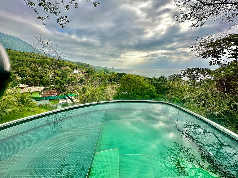 Piscina e vista para o mar - Praia do Curral