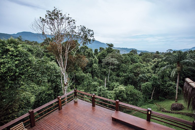 Refúgio em Ilhabela, com vista para mar e montanha