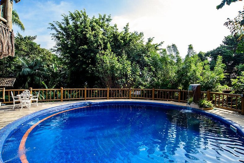 Spa aquecido, piscina e condomínio à beira-mar